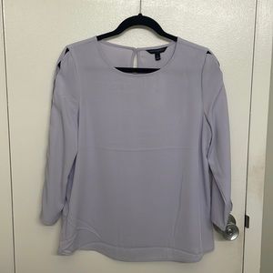Lilac 3/4 Length Sleeve Blouse